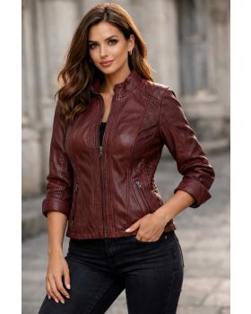 Dámska kožená bunda GOLDIE