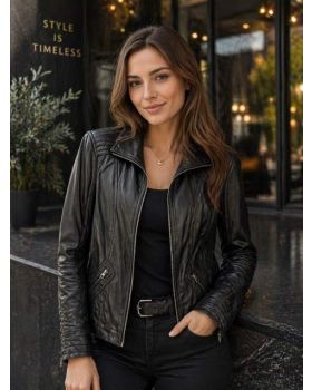 Dámska kožená bunda FELICE-2 black