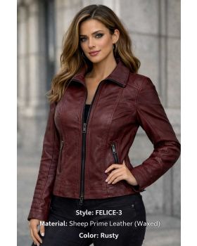 Dámska kožená bunda FELICE-3 