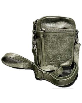 Pánska kožená taška BS-8008 olive
