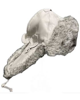 kožušinová ušianka rex grey