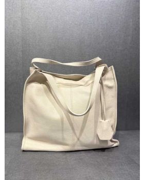 dámska kožená kabelka beige