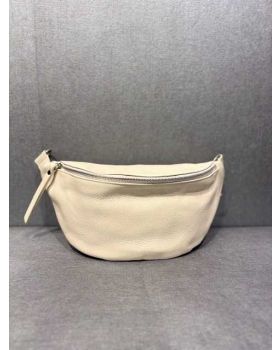 kožená ľadvinka big beige