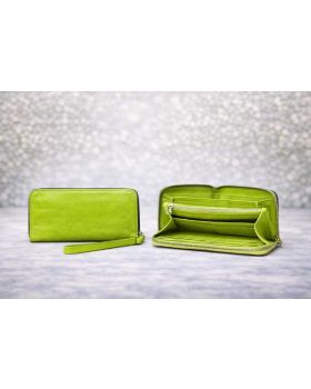 kožená peňaženka AC-7009 apple green