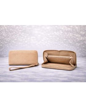 kožená peňaženka beige