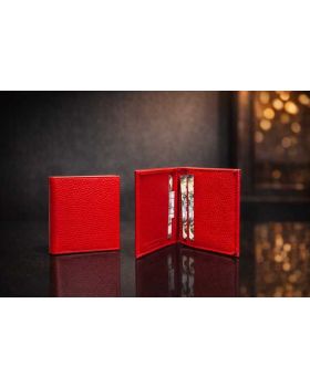 Kožená peňaženka red