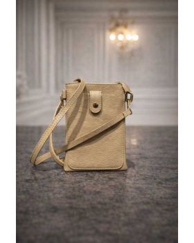 dámske kožené puzdro beige