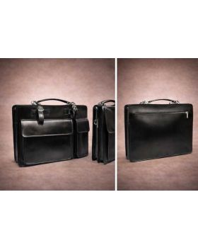 Kožená aktovka blk