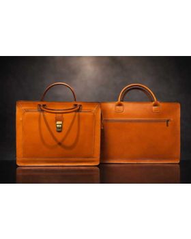 Kožená aktovka brown 1