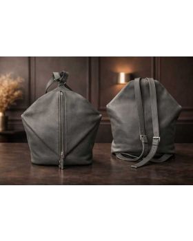 kožený ruksak BS-6107 grey