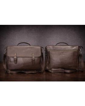 Kožená aktovka MESSANGER brown