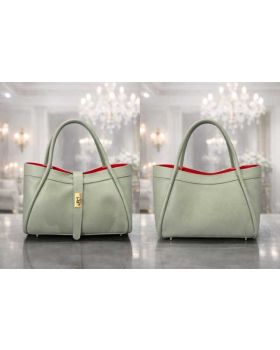 dámska kožená kabelka green 2