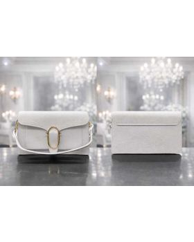 dámska kožená kabelka white 5