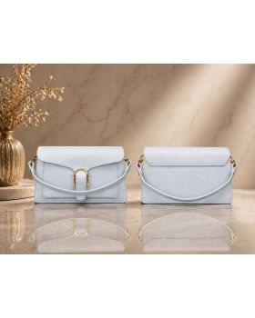 dámska kožená kabelka baby blue 10