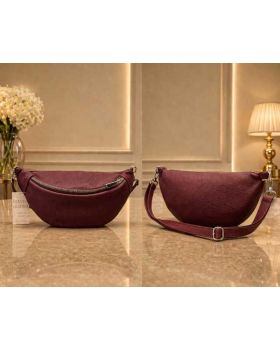 kožená ľadvinka bordo