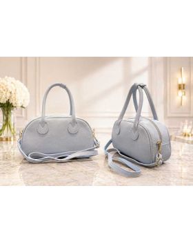 dámska kožená kabelka baby blue 11