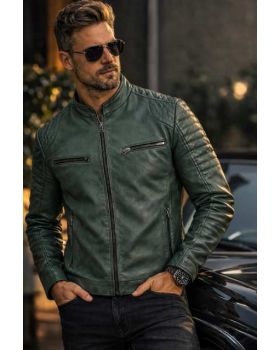 Pánska kožená bunda 8066 intence ivy