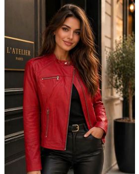 Dámska kožená bunda FLORA