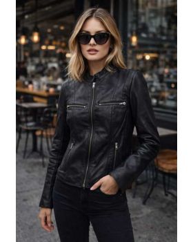 Dámska kožená bunda DIDO black