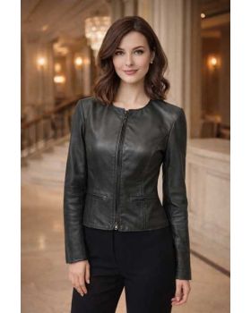 Dámska kožená bunda CHANNEL-8 