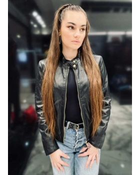 Dámska kožená bunda AMBREEN black