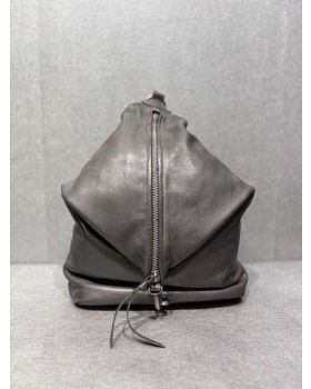  kožený ruksak BS-6107 dark grey