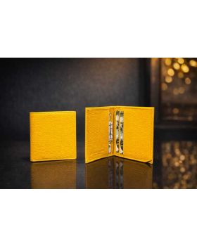 Kožená peňaženka yellow 1