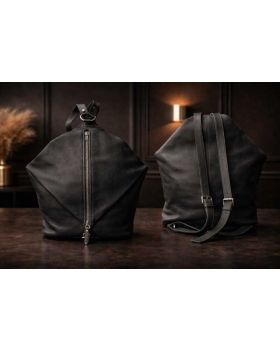 kožený ruksak BS-6107 blk