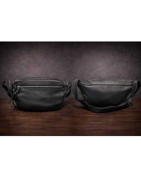 pánska kožená ľadvinka Naldo blk