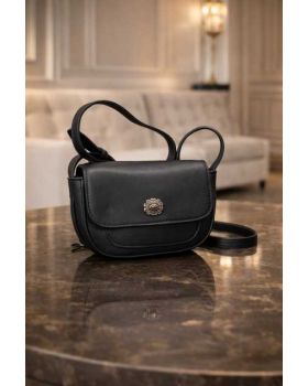 dámska kožená kabelka HL-12 blk