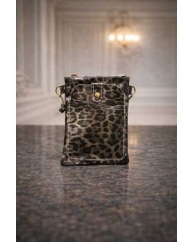 dámske kožené púzdro silver