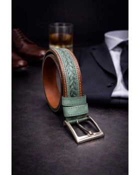 pánsky kožený opasok 25