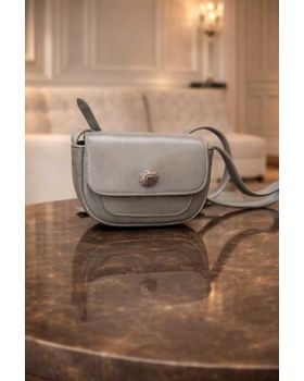 dámska kožená kabelka HL-12 grey